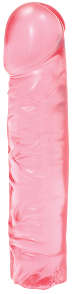 Doc Johnson's Crystal Jellies Classic 8" Textured Veins Body-Safe