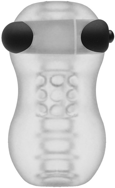 Doc Johnson GoodHead ULTRASKYN Vibrating Helping Head Mini Stroker Bullet Vibrator