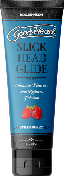 Doc Johnson Slick Head Glide - Strawberry - 4oz