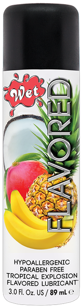 WET Flavored Lubricant - Four Fantastic Flavours - 89ml