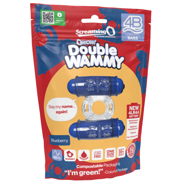 Screaming O Double Wammy 4B Low Pitch Bass Cockring