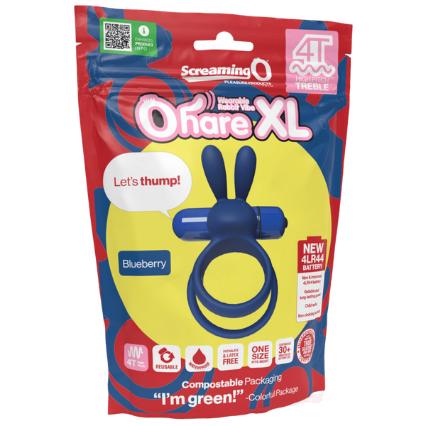 Screaming O Ohare XL 4T High Pitch Treble Rabbit Cockring