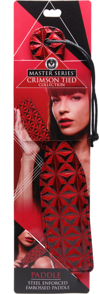 Xr Brands Crimson Tied Steel Enforced Spanking Paddle 12.5" in total length