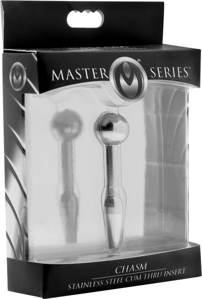 Xr Brands Chasm Stainless Steel Cum-Thru Urethral Insert
