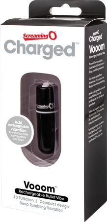 Screaming O Vooom Bullet 10 Function Motor Rumbles Deep for Penetrating Pleasure