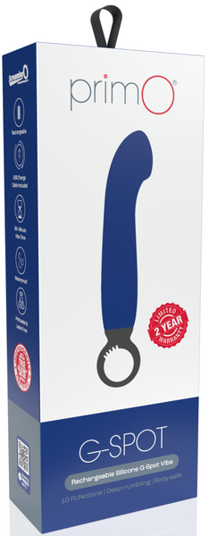 Screaming O PrimO G-Spot Vibrator Deep Rumbling Motor 5 Speeds 5 Pulsation FUNctions