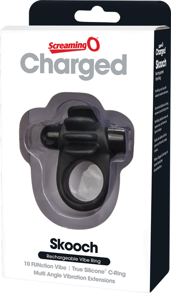 Screaming O Charged Skooch Ring 10 FUNction Deep Rumbling Vooom® Vibration