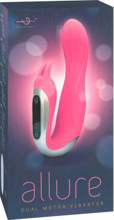 Seven Creations Allure Rabbit Pink Flutter To Throb Vibrator