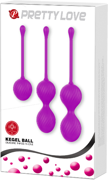 Pretty Love Kegel Ball Kit Single 34mm Double 34mm Double 38mm