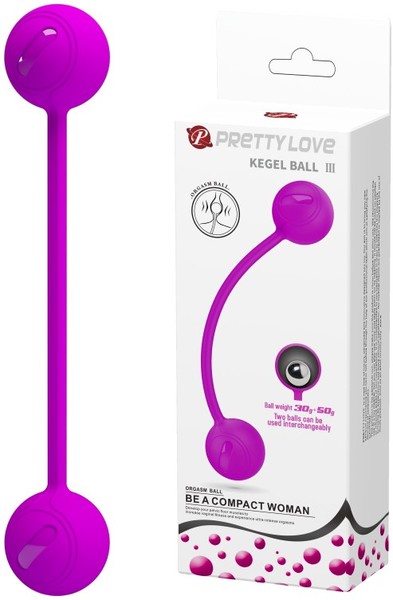 Pretty Love Kegel Ball III Houses Two Weighted Marbles