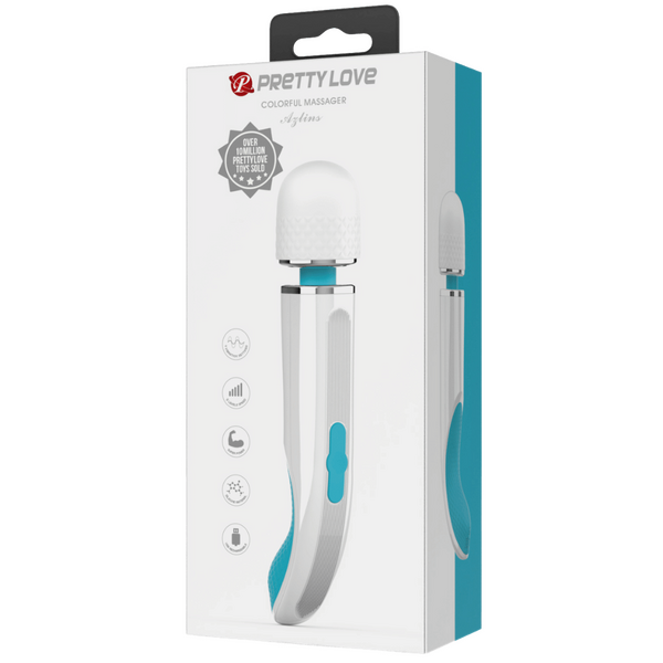 Pretty Love Charming Massage Wand 9.4" 5 Speed 7 Vibration Settings Rechargeable