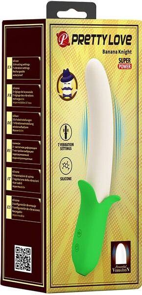 Pretty Love Banana Super Power Vibrator 7 Functions Rechargeable