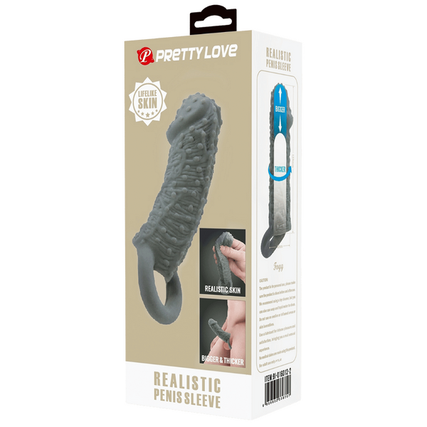 Pretty Love Realistic Penis Sleeve Extender