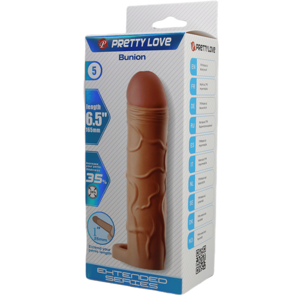 Pretty Love Bunion 6.5" TPR Material Cock Sleeve Penis Sheath