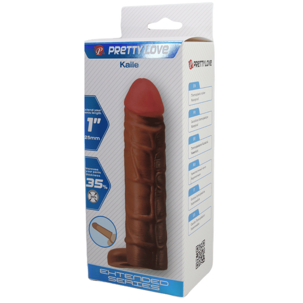 Pretty Love Kaile Cock Sleeve Penis Sheath TPR Material 7"