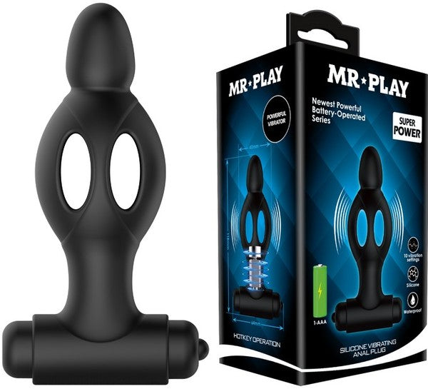 Pretty LoveSilicone Vibrating Anal Plug 10 Different Vibration Modes