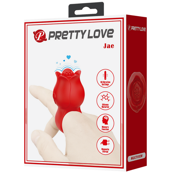 Pretty Love Jae - Rose Finger Vibe 10 Modes Rechargeable