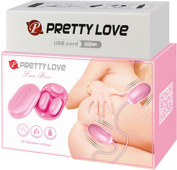 Pretty Love Fun Box of Bullets 12 Vibration Settings USB Rechargeable Waterproof