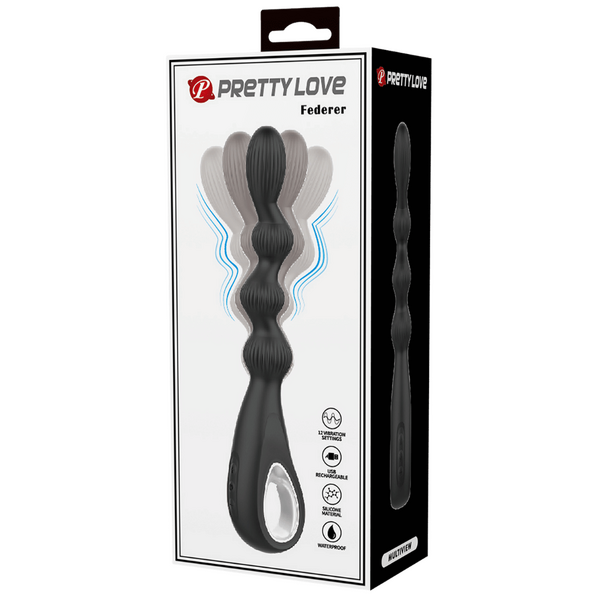 Pretty Love Federer Luxury 12 Powerful Function Vibrator Rechargeable