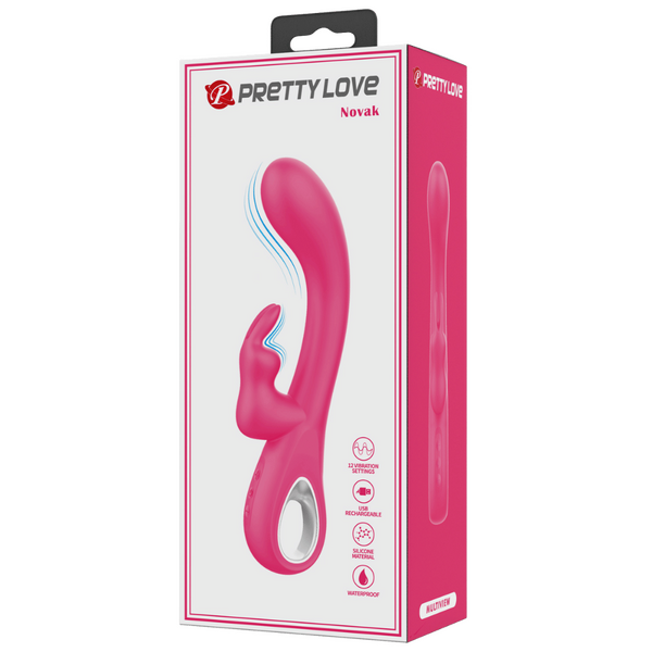 Pretty Love Novak G-Spot Rabbit Vibrator 12 Whisper Quite Super Powerful Rechargeable