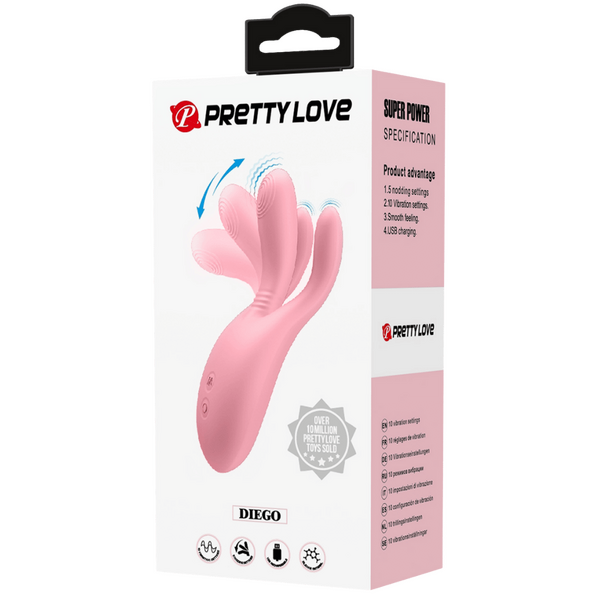 Pretty Love Diego 10 Vibration 5 Noddings Rechargeable