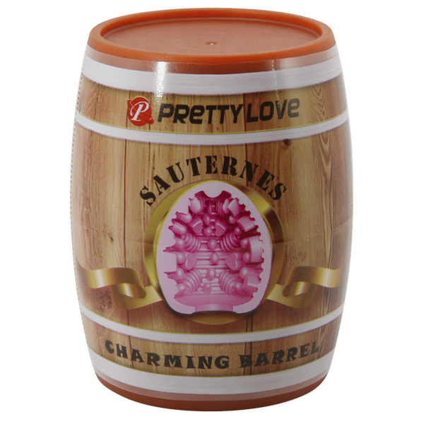 Pretty Love Charming Barrel Masturbator - Sauternes Realistic TPR Material