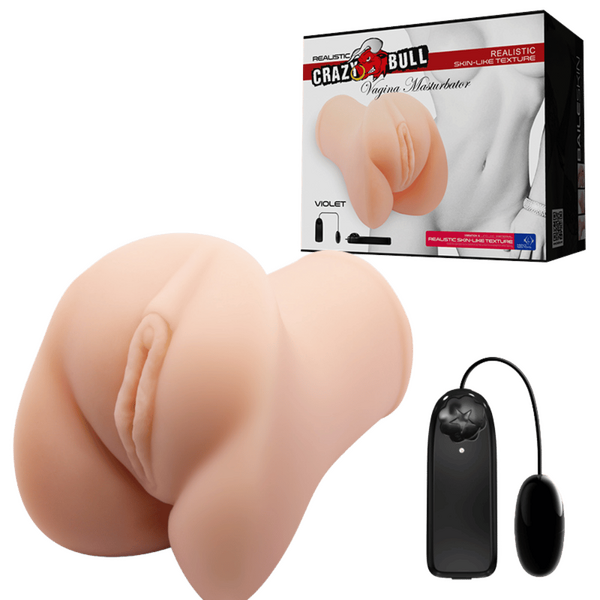 Pretty Love Vagina Masturbator Vibrating - Violet