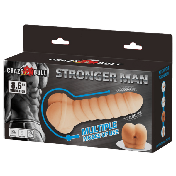 Pretty Love Stronger Man 8.6" Vibrating Masturbator