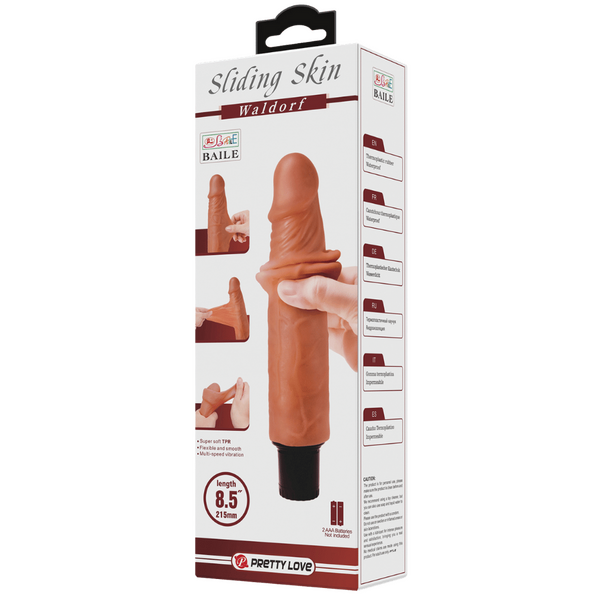 Pretty Love Waldorf Multi-Speed Vibrating Dong 8.5"