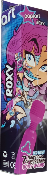 Celebrity Knights Roxy Body Wand Purple Rechargeable