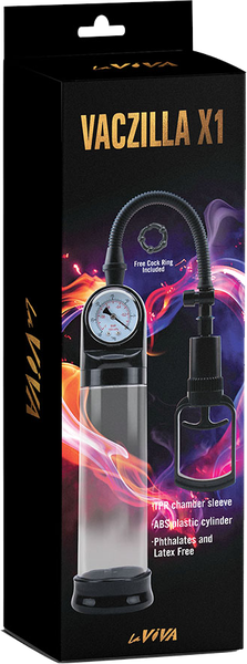 LaViva Vaczilla X1 TPR Chamber Sleeve Penis Pump