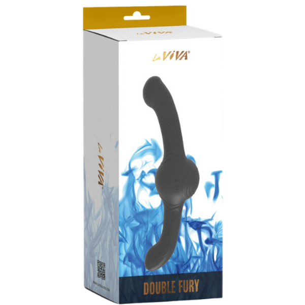 LaViva Double Fury Double-Ended 3 in 1 Vibrating Dong Rechargeable