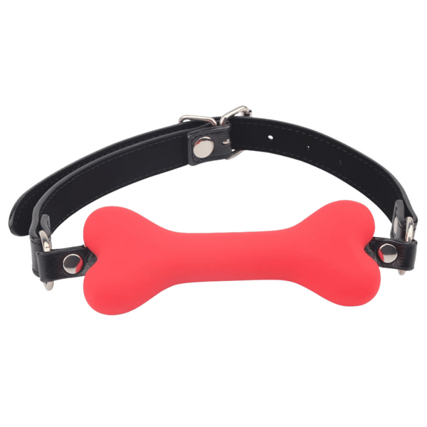 Chisa Doggie Bone Bit Gag Fully Adjustable to Fit