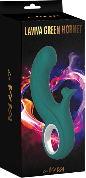 LaViva Green Hornet 7 Function Thrusting Vibrator 10 Knocking Modes