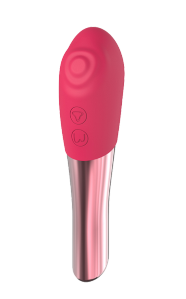 LaViva Ardor Lust Ripple (Pink) NEW!! Vibration and Tapping Massager