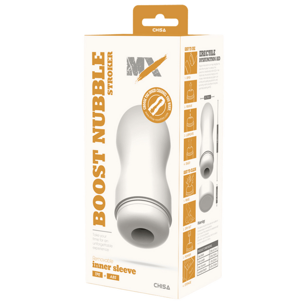 Chisa Boost Nubble Stroker Super-Soft Sucking Phthalate-Free Latex Free