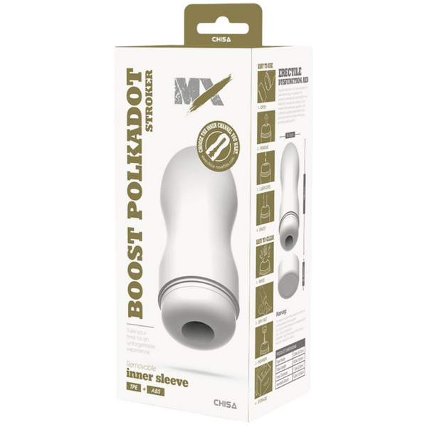 Chisa Boost Polkadot Stroker Super-Soft Sucking Phthalate-Free Latex Free