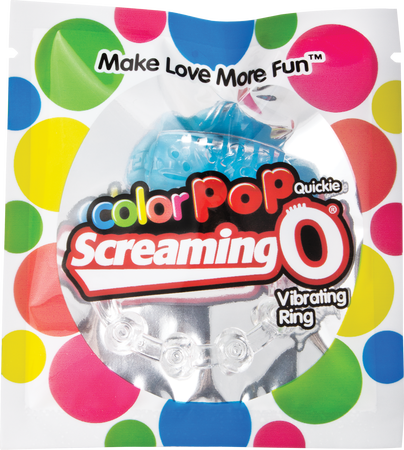Screaming O Colorpop Quickie Vibrating Ring Powerful 13,5000 RPM Motor Disposable