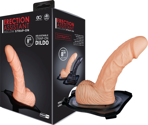 Excellent Power Erection Assistant Strap-On Dildo (Flesh)