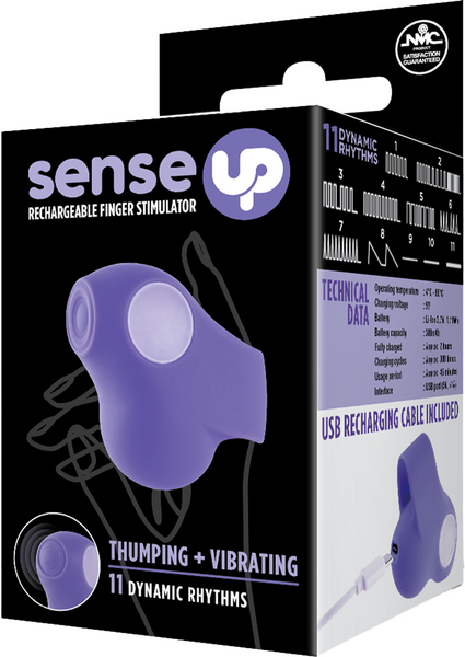 Excellent Power Finger Stimulator 11 Thumping Vibrating Rhythms USB Rechargeable
