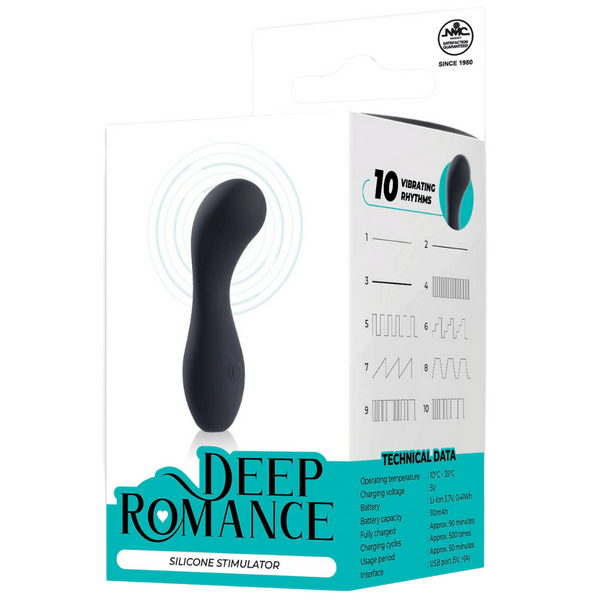 Excellent Power Silicone Stimulator One Touch Control 10 Vibrating Rhythms Rechargeable
