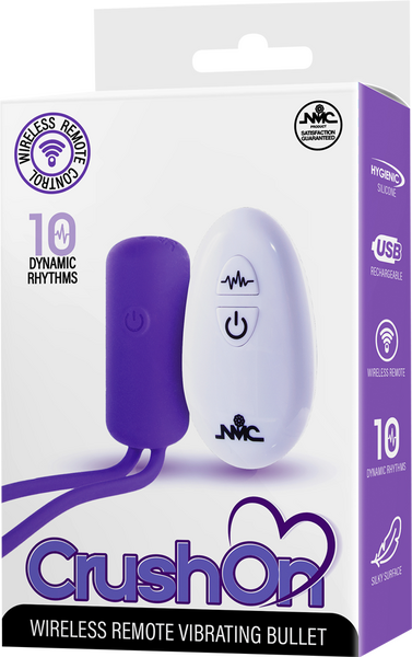Excellent Power Vibrating Bullet 10 Dynamic rhythms Wireless Remote Rechargeable