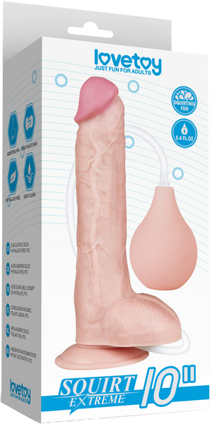 Lovetoy Squirt Extreme Dildo 10''
