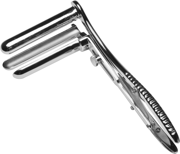 Xr Brands Anal Speculum 3-Prong Chrome Plated Brass