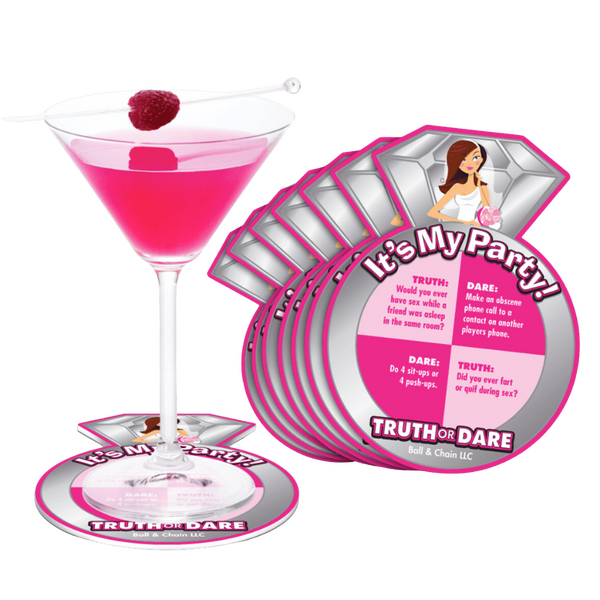 Ball & Chain Truth or Dare Coasters