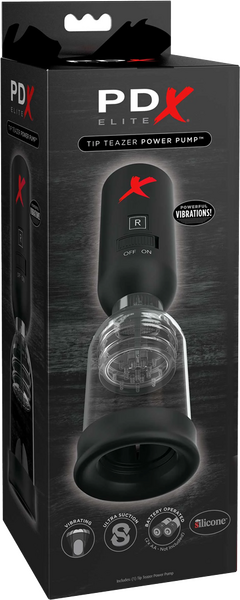 Pipedream PDX ELITE® Tip Teazer Power Vibrating Suction Pump