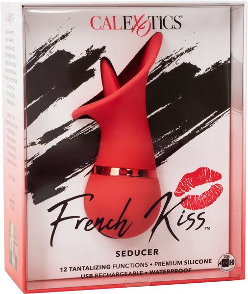 The sensual French Kiss™ Seducer 12 Tongue Like Tip 12 Fluttering Vibrations