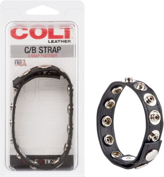 COLT Leather C/B Strap 8-Snap Fastener