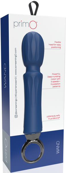 Screaming O Wand Vibrator Deep Rumbling Motor 5 Speeds 5 Pulsation FUNctions