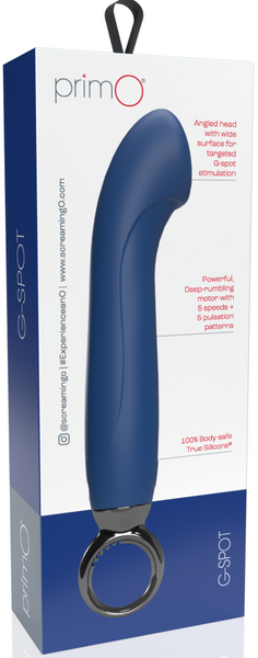 Screaming O PrimO G-Spot Vibrator Deep Rumbling Motor 5 Speeds 5 Pulsation FUNctions